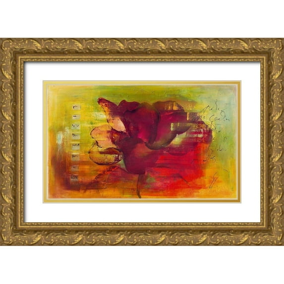 Leys, Gemma 14x10 Gold Ornate Wood Framed with Double Matting Museum Art Print Titled - Libertad