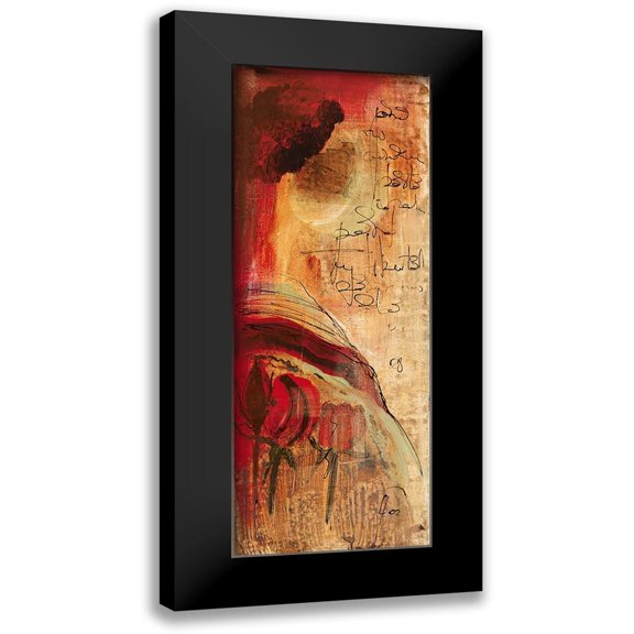 Leys, Gemma 8x14 Black Modern Framed Museum Art Print Titled - Para mi II