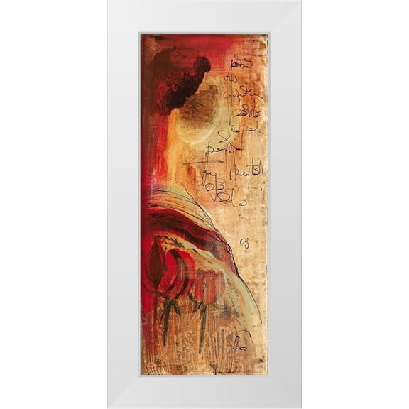 Leys, Gemma 8x14 White Modern Wood Framed Museum Art Print Titled - Para mi II