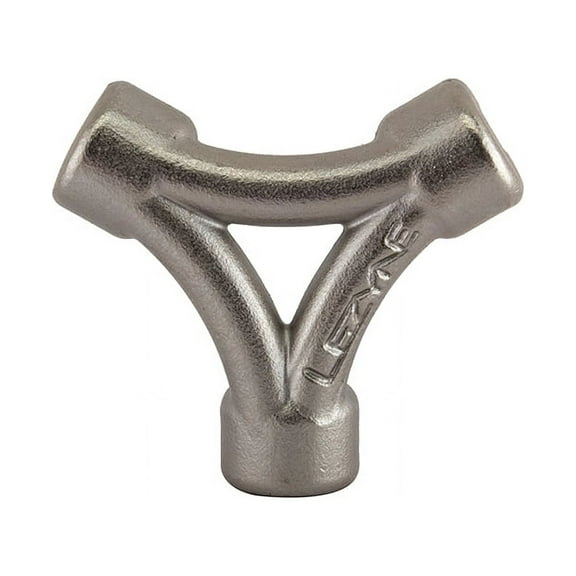 Lezyne 3-Way Triple Spoke Wrench 3.23, 3.30, 3.45mm: Silver