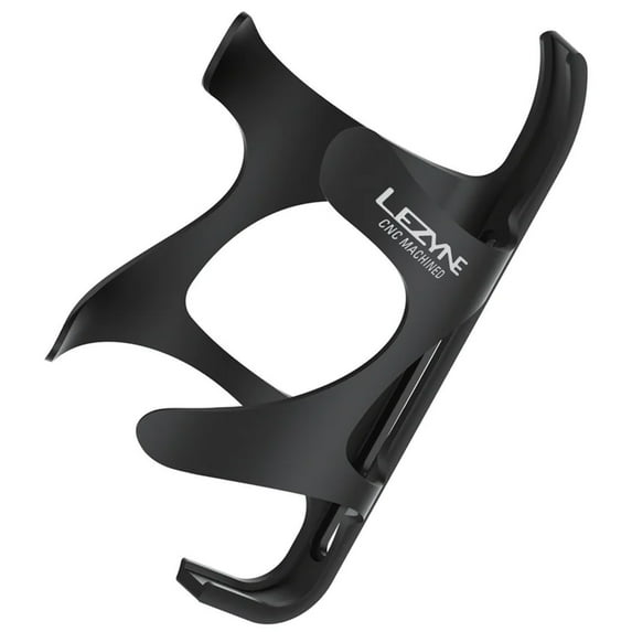Lezyne CNC Cage Bottle Cage Aluminum, Bead Blast Black, 39g