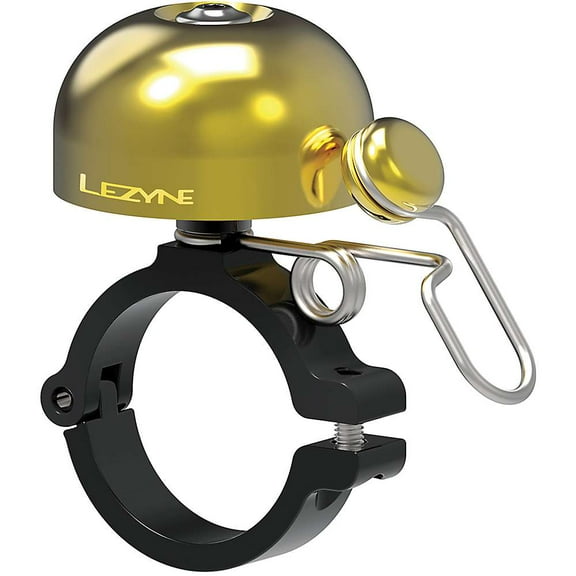Lezyne Classic Brass Bell - Hard Mount, Brass