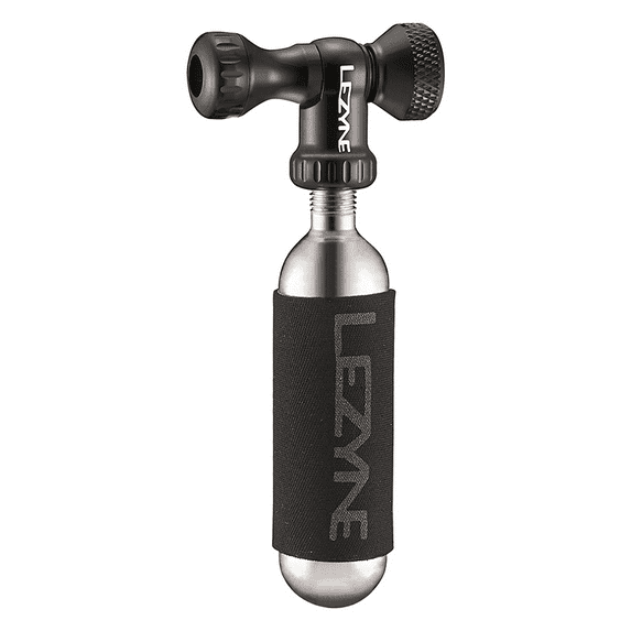 Lezyne Control Drive CO2 Inflator with 16g CO2 and Sleeve Schrader or Presta