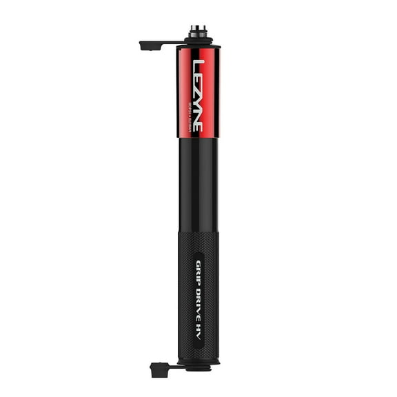 Lezyne Grip Drive HV Pump, Medium, Red NLA