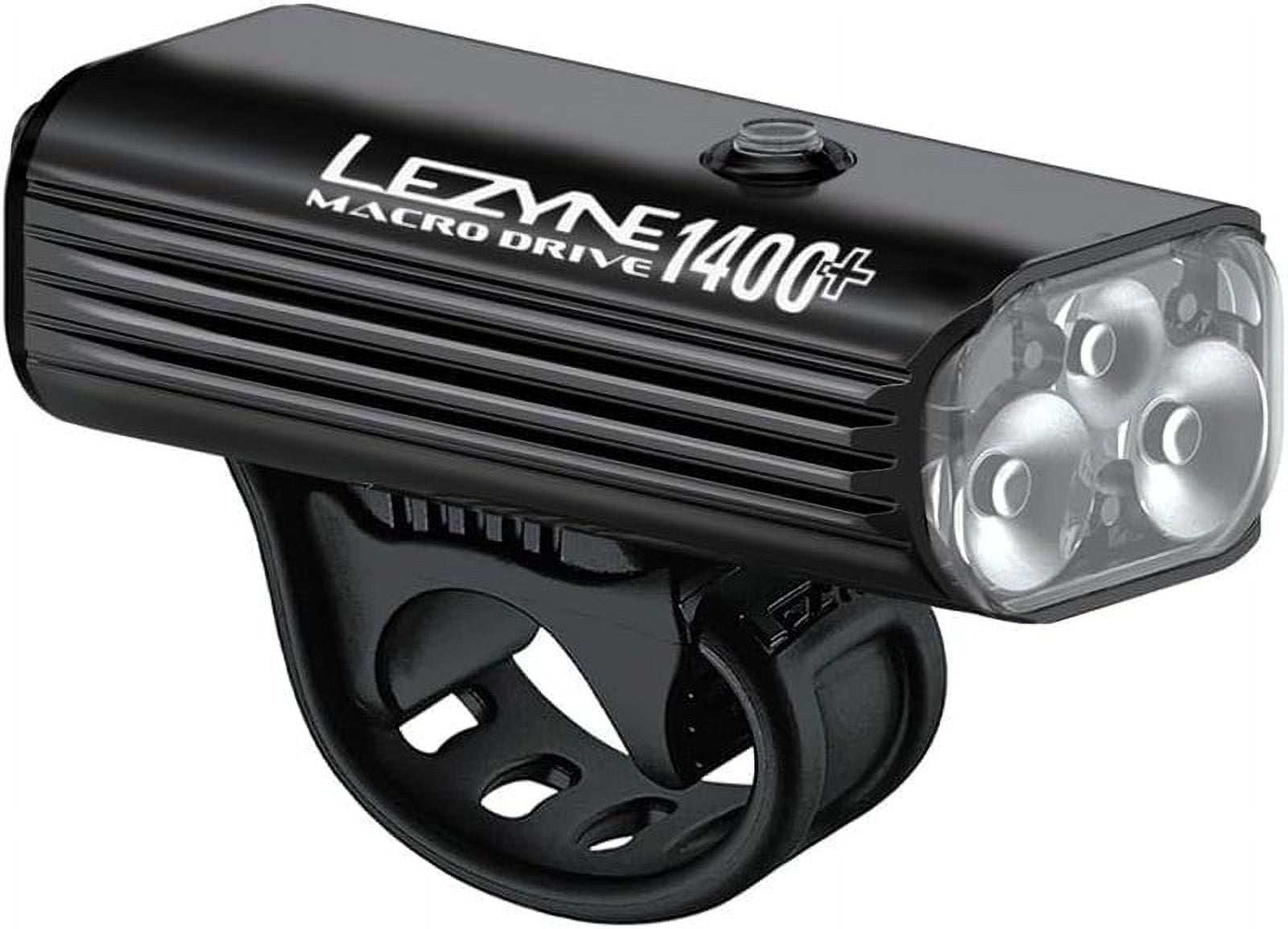 Lezyne Macro Drive 1400+ Light, Front, Black - Walmart Business