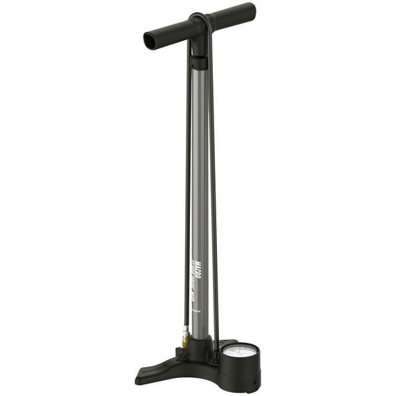 Lezyne Macro Floor Drive ABS Floor Pump - ABS Chuck, 220psi, Flat Grey