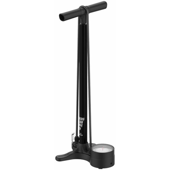 Lezyne Macro Floor Drive HV Floor Pump, Dual Valve, Flat Black