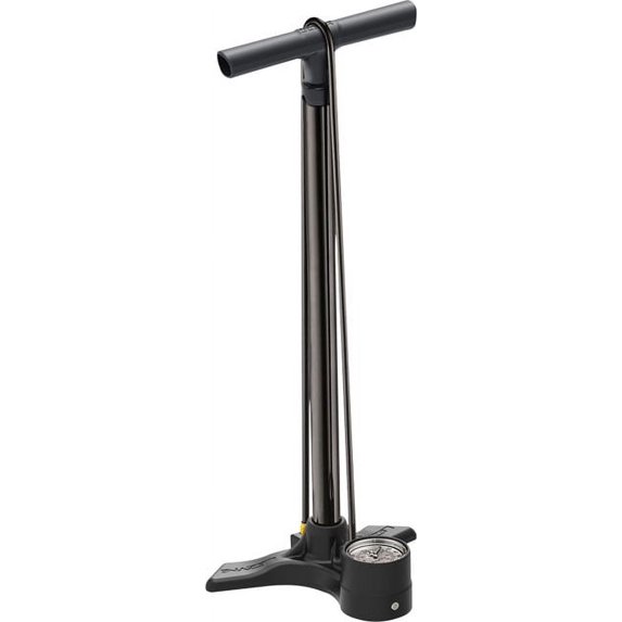 Lezyne Macro Floor Drive Pump: ABS1 Valve, Gloss Black