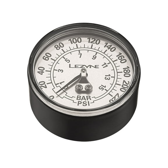 Lezyne Replacement Floor Pump Gauge // 2.5" // 220 PSI