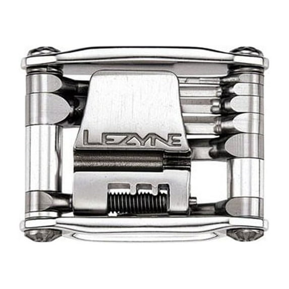 Lezyne Stainless Steel 12 Bit CNC Machined Multi Tool: Silver
