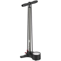 Lezyne Steel Floor Drive Floor Pump, ABS-1 Pro Chuck, 220psi, Grey