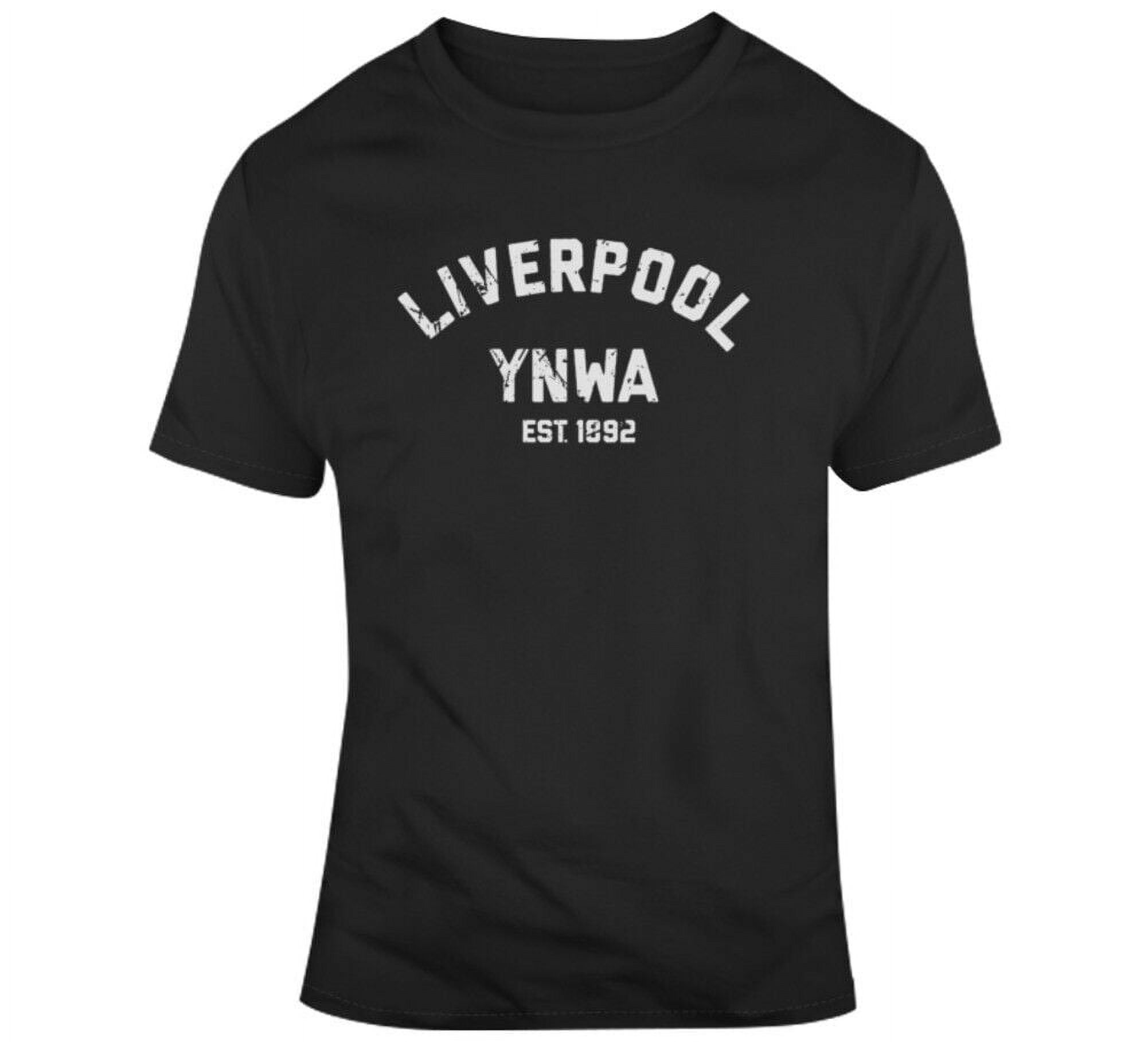 Lfc Premier League Liverpool Ynwa Soccer Fan Distressed T Shirt ...