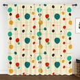 thumbnail image 1 of Lfeey Abstract Geometric Blackout Curtains, 84 Inch Long for Bedroom Living Room with Rod Pocket, Color, 2 Panels, 1 of 6
