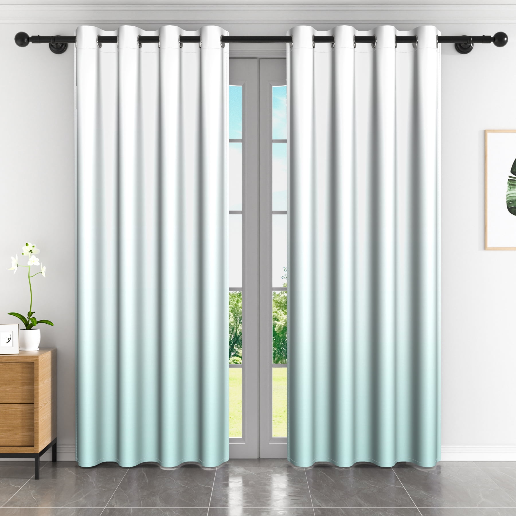Lfeey Blackout Curtains 72 Inches Long For Living Room Bedroom Decor, 2