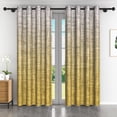 thumbnail image 1 of Lfeey Blackout Curtains Color Blocking, Room Darkening for Bedroom Grommet Curtains, White, 52x96 inches, 2 panels, 1 of 6