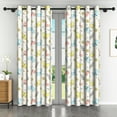 thumbnail image 1 of Lfeey Blackout Curtains for Girl Bedroom, Cute and Funny Butterfly Print, Metal Grommets, 42x72 Inches, 2 Piece Set, 1 of 6
