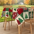 thumbnail image 1 of Lfeey Christmas Tablecloth 60x102 Inch, Xmas Wipeable Table Covers for Party Dinner Home, 1 of 5