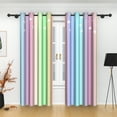 thumbnail image 1 of Lfeey Curtains 63 inch Length 2 Panel Set, Room Darkening, Mix Color, 1 of 6