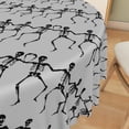 thumbnail image 1 of Lfeey Gray Tablecloth, Round Tablecloth for Halloween Room Decorations, 70 inches, 1 of 5