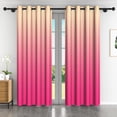 thumbnail image 1 of Lfeey Room Blackout Grommet Curtains for Living Room, 2 Panels, Pink, 42x63 inches, 1 of 6