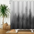 thumbnail image 1 of Lfeey Shower Curtain Waterproof for Bathroom Decor, Gray, 72x72 inches, 1 of 5