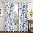 thumbnail image 1 of Lfeey Watercolor Blackout Curtains for Living Room 84 inch Long, Room Darkening Light Blocking Grommet Curtains, 2 Panels, 1 of 5
