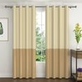 thumbnail image 1 of Lfeey Yellow Blackout Curtains for Bedrooms, 42x63 inch, 2 Pieces, 1 of 6