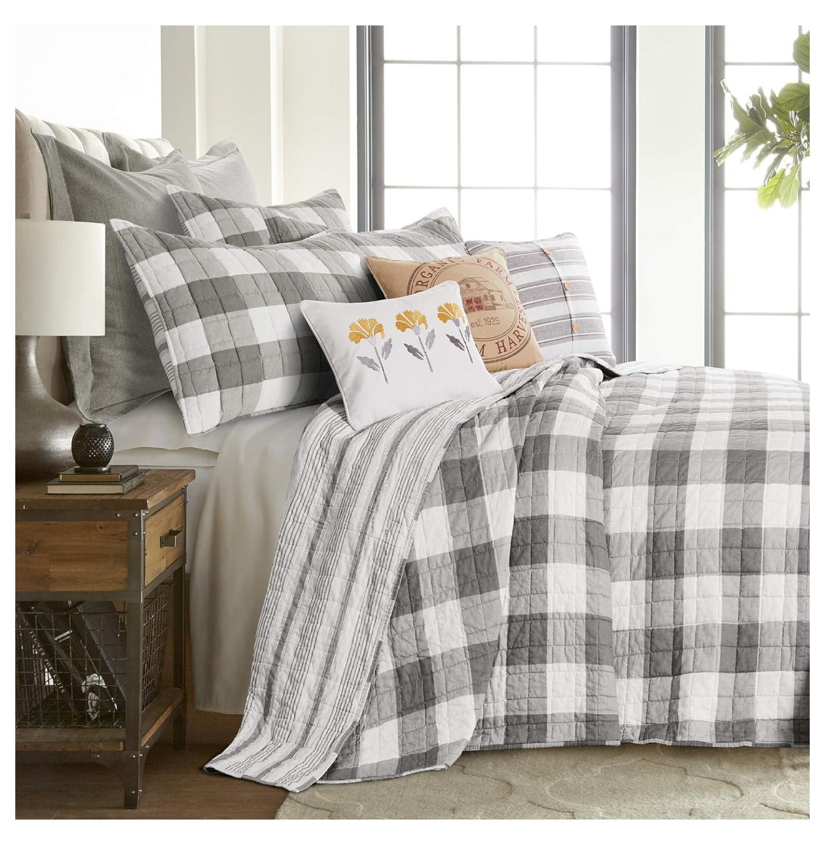 Buffalo check shams hot sale