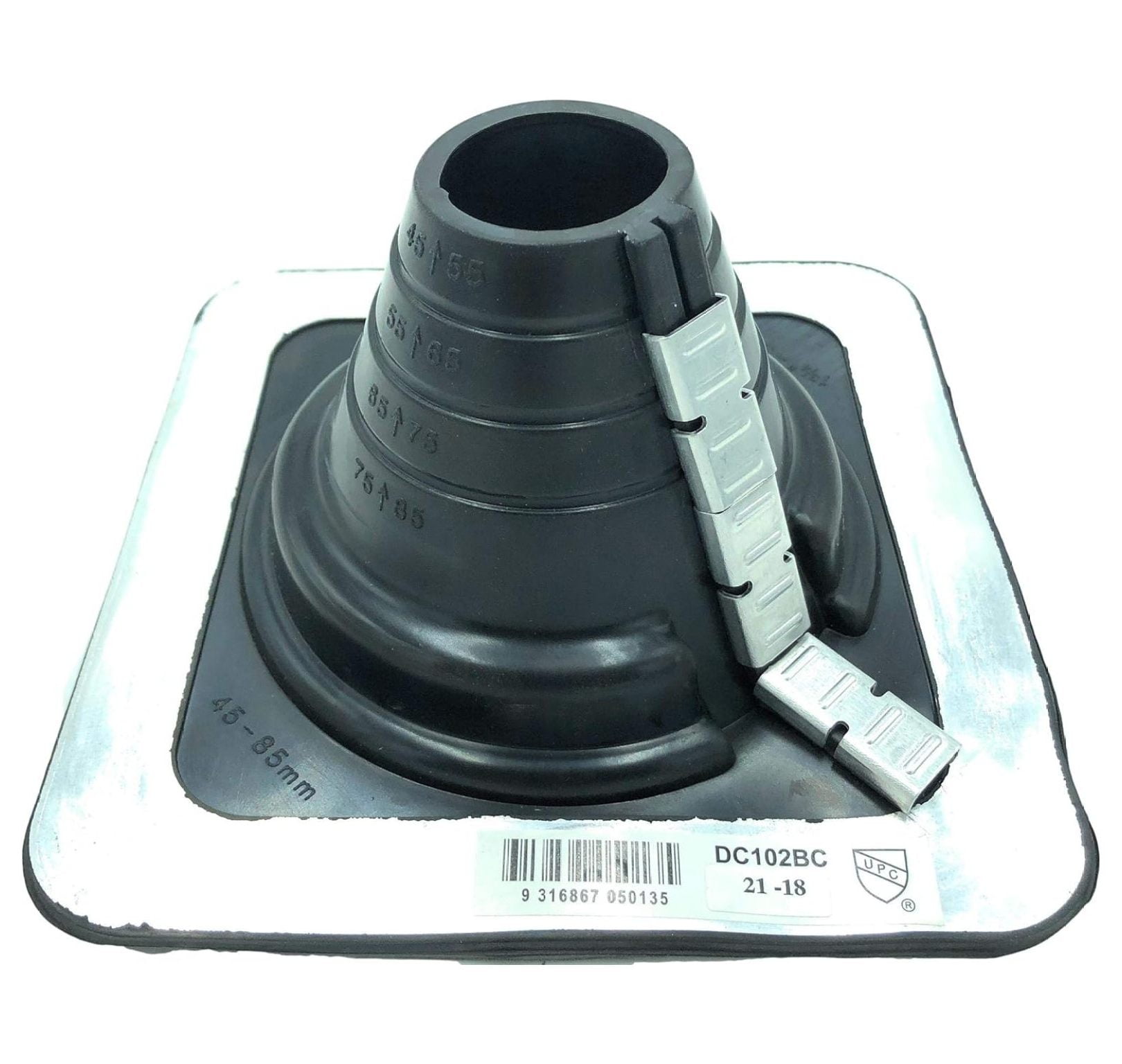 LfucQd EPDM Flexible Roofing Pipe Flashing Boots On Site Adjustable