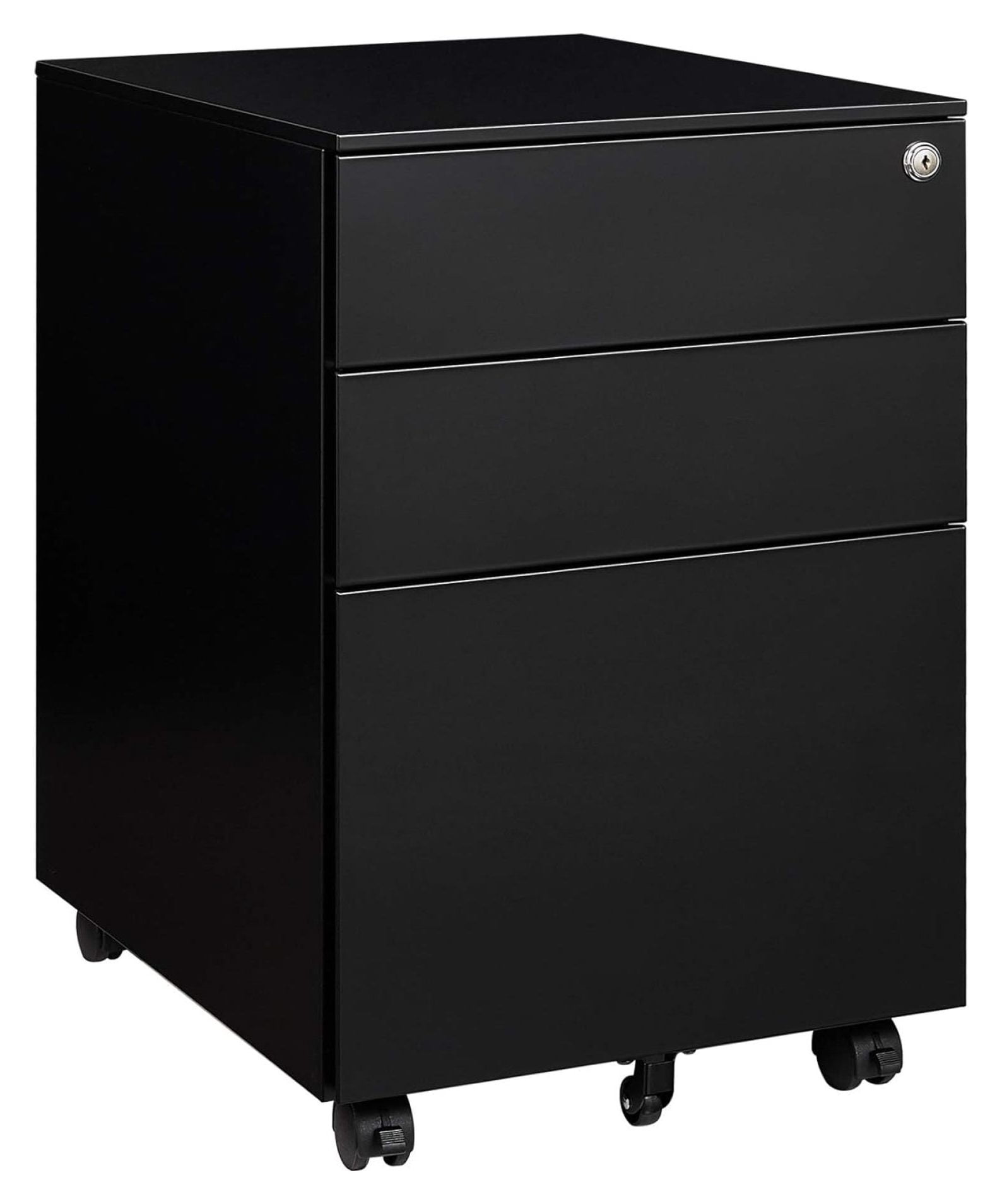 LfucQd Rolling File 3 Drawer Locking Filing Under