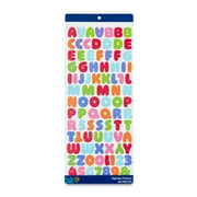 Hello Hobby Multicolor Foil Alphabet Stickers, 89 Count