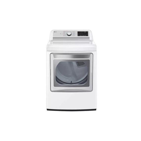 LG DLEX7900WE 7.3 Cu. Ft. White Front Load Smart Electric Dryer