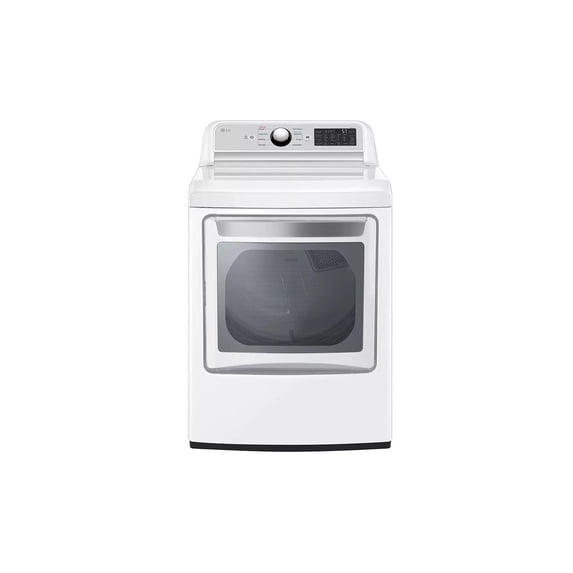 Lg Dlg7401 27" Wide 7.3 Cu. Ft. Energy Star Certified Gas Dryer - White