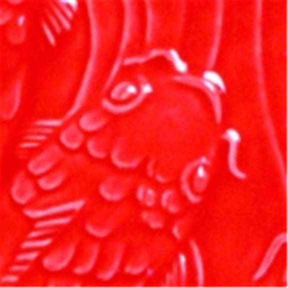 Lg Lead-Free Non-Toxic Gloss Glaze- 1 Pint- Hot Red