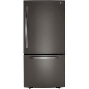 Lg Lrdcs2603 33 Wide 25.5 Cu. Ft. Energy Star Rated Bottom Freezer Refrigerator
