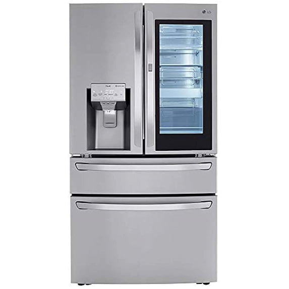 Lg Lrmvs3006 36" Wide 29.5 Cu. Ft. Energy Star Rated French Door Refrigerator - PrintProof