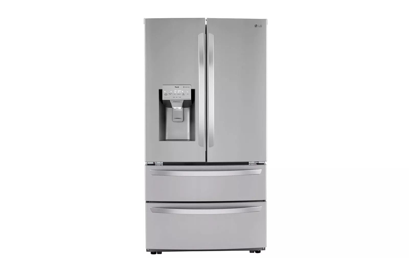 LG LRMXS2806S GLASS DOOR FREESTANDING REFRIGERATOR Black Stainless Steel