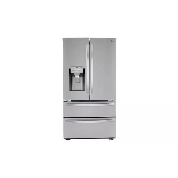 LG LRMXS2806S GLASS DOOR FREESTANDING REFRIGERATOR Black Stainless Steel