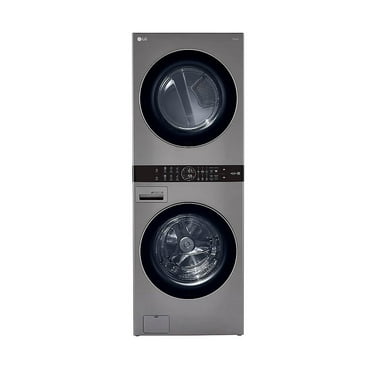 Lg WKE100HVA 27" Wide Front Loading Laundry Center - Graphite Steel