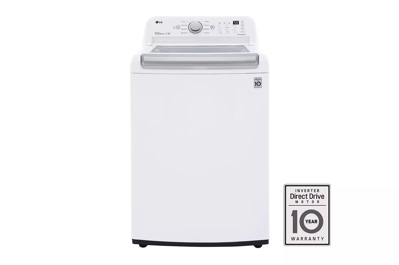 Lg Wt7150c 27" Wide 5 Cu. Ft. Energy Star Certified Top Loading Washing Machine - White - image 1 of 5
