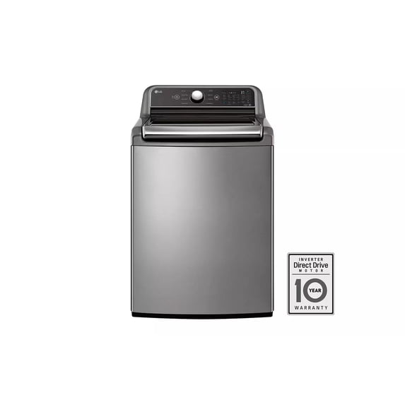 Lg Wt7405 27" Wide 5.3 Cu. Ft. Energy Star Certified Top Loading Washing Machine -