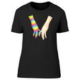 thumbnail image 1 of Lgbt Colors Support Female Hands T-Shirt Women -Image by Shutterstock, Female Small, 1 of 2