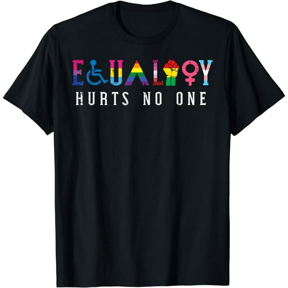 Lgbt Equality Hurts No One Pride Human Rights Men Women T-Shirt