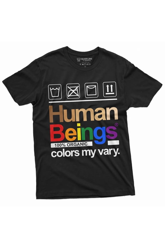 Lgbt Support T-Shirt Gay Lesbian Pride Month Human Beings Sarcastic Tee Shirt (Large Black)