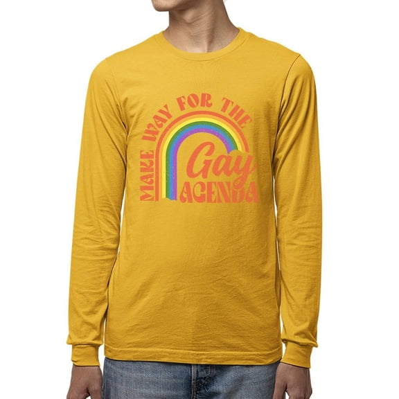 Lgbtq Agenda Pride Equality Tee Long Sleeve Men's