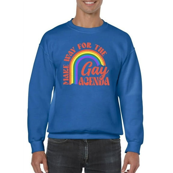 Lgbtq  Agenda Pride Equality Tee Sweatshirt Men's
