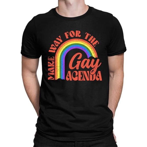 Lgbtq+ Agenda Pride Equality Tee T-shirt Men's