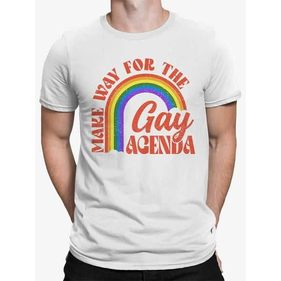 Lgbtq+ Agenda Pride Equality Tee T-shirt Men's