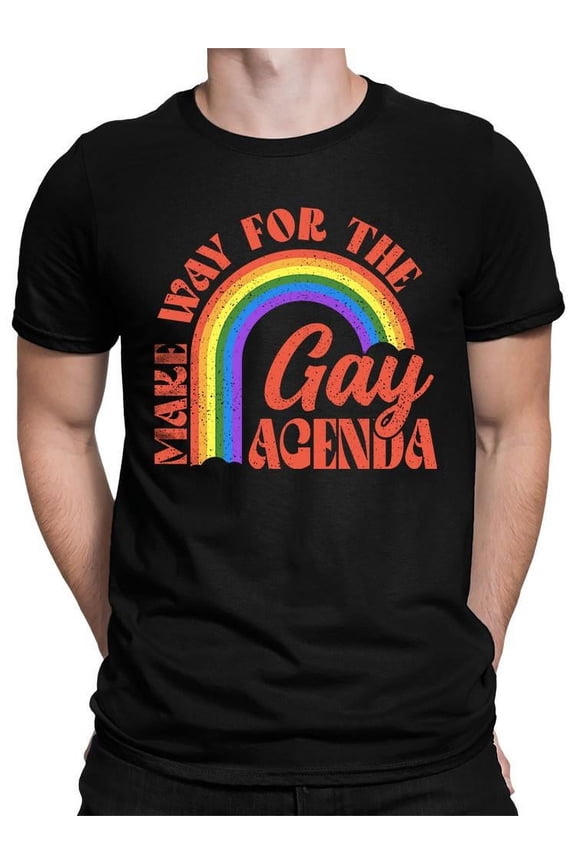 Lgbtq+ Agenda Pride Equality Tee T-shirt Men's