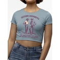 thumbnail image 1 of Lgbtq Cowboy Pride Tee Crop Tee Women's, 1 of 4
